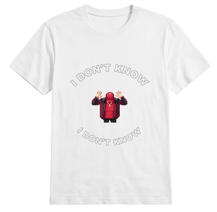 Ru IDK Tee (Front and Back) image 2