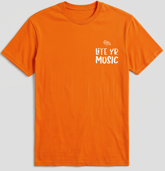 Lite Yr Tee - White Logo image 5
