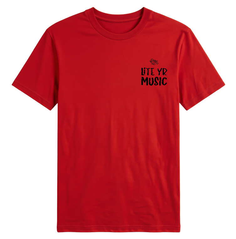 Lite Yr Tee - Black Logo image 2