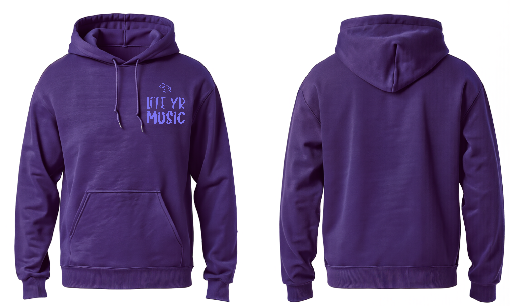 Lite Yr Hoodie Purple - LYM image 4