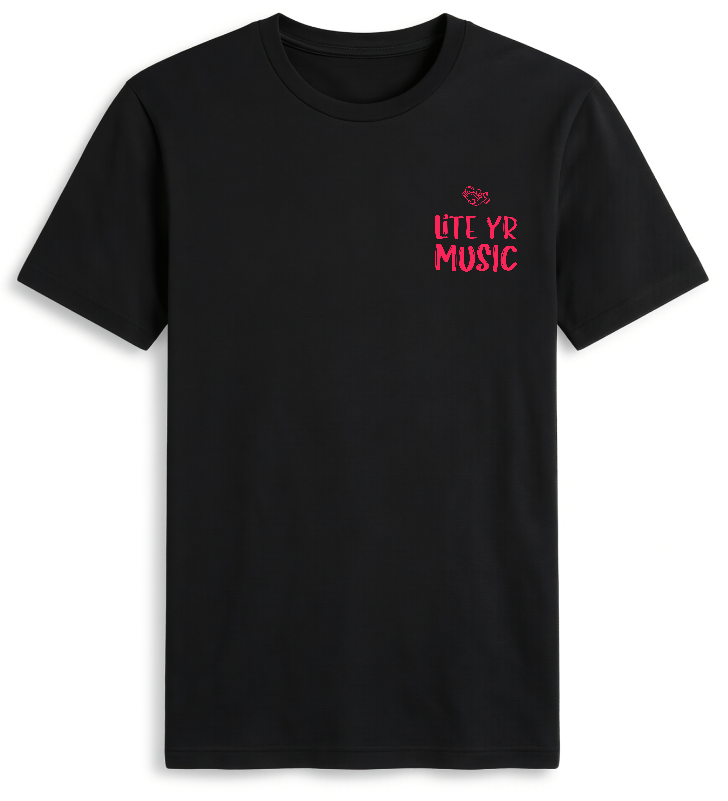 Lite Yr Tee - Sunset Red Logo image 14