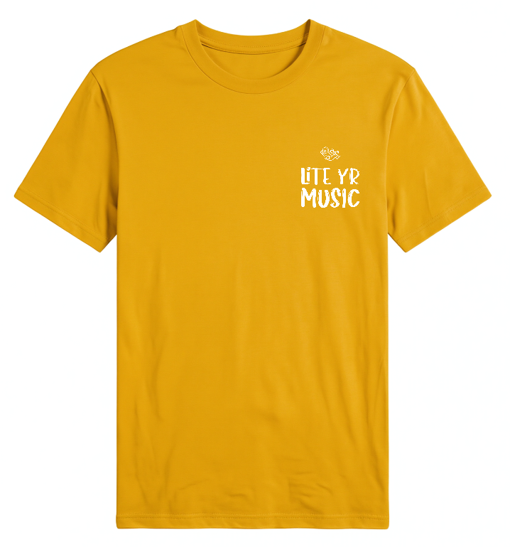 Lite Yr Tee - White Logo image 11