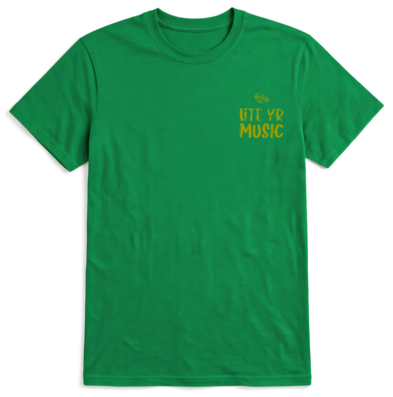 Lite Yr Tee - Matcha Green Logo image 10