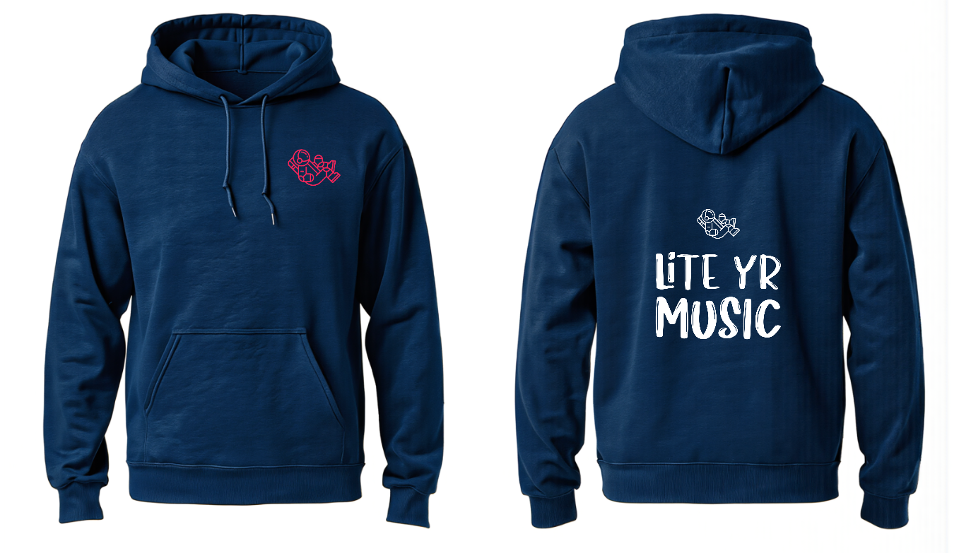 Lite Yr Hoodie Navy Blue - Spaceman image 0