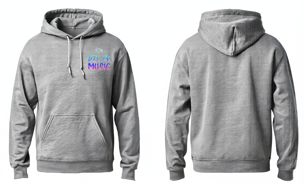Lite Yr Hoodie Grey - LYM image 2