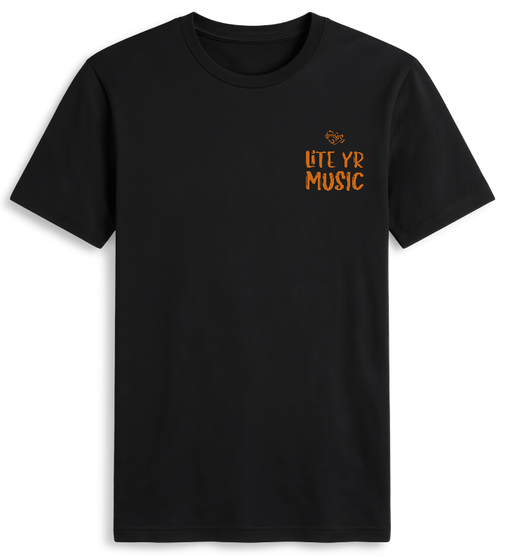 Lite Yr Tee - Heatwave Orange Logo image 14