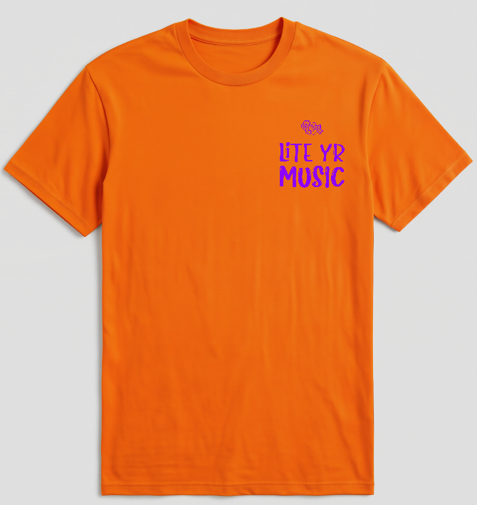 Lite Yr Tee - Phantom Violet Logo image 6