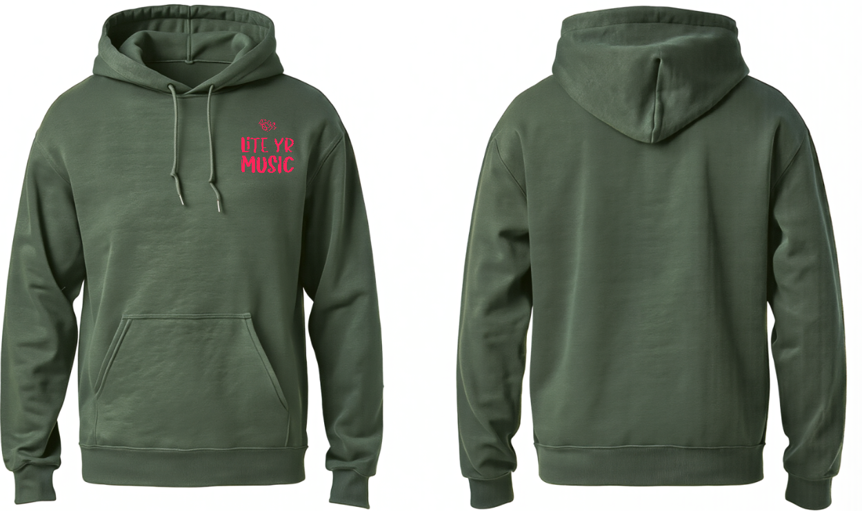 Lite Yr Hoodie Military Green - LYM image 5