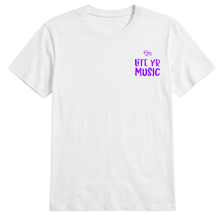 Lite Yr Tee - Phantom Violet Logo image 1