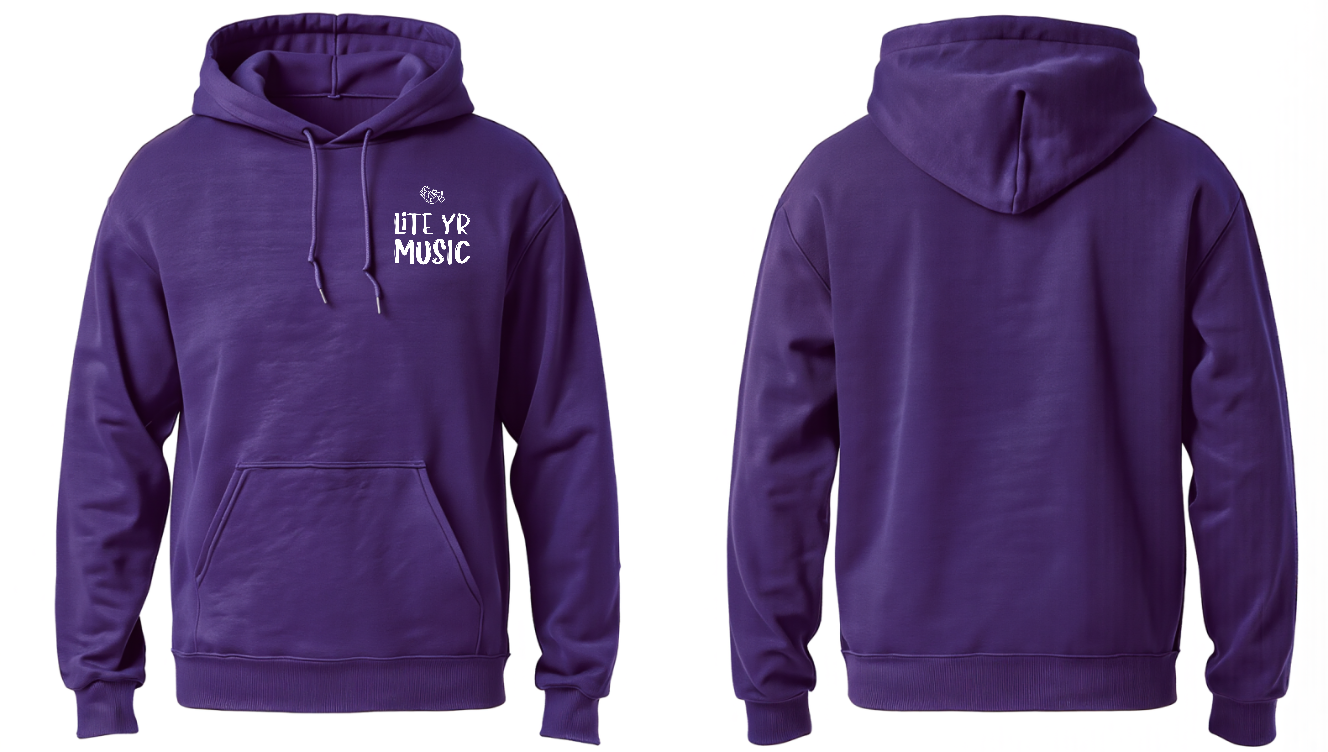 Lite Yr Hoodie Purple - LYM image 1