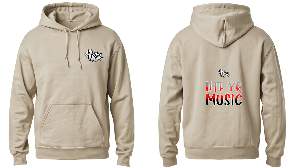 Lite Yr Hoodie Sand - Spaceman image 2