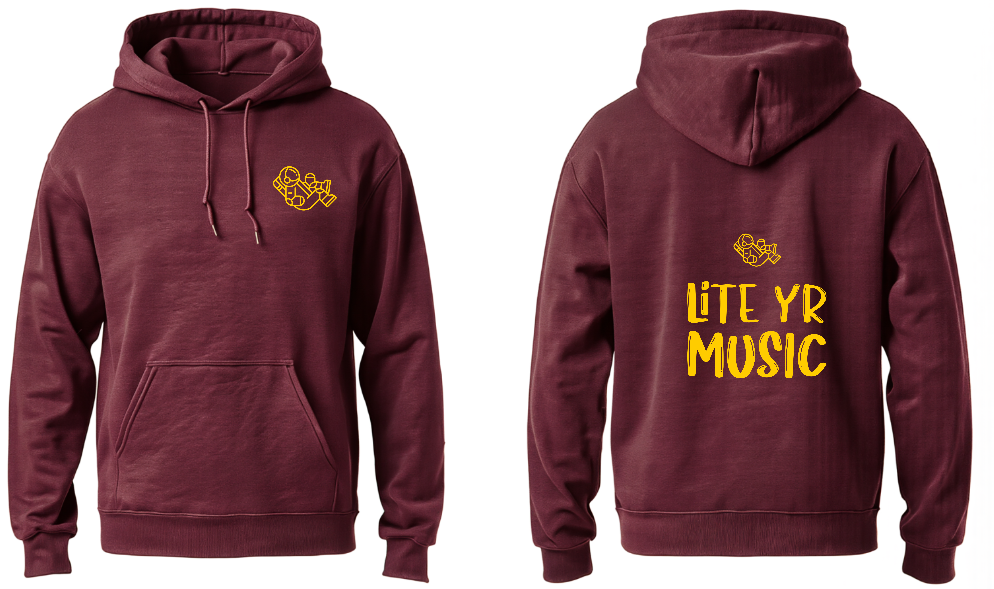 Lite Yr Hoodie Maroon - Spaceman image 0