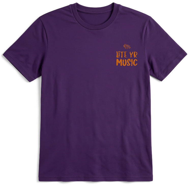 Lite Yr Tee - Heatwave Orange Logo image 5