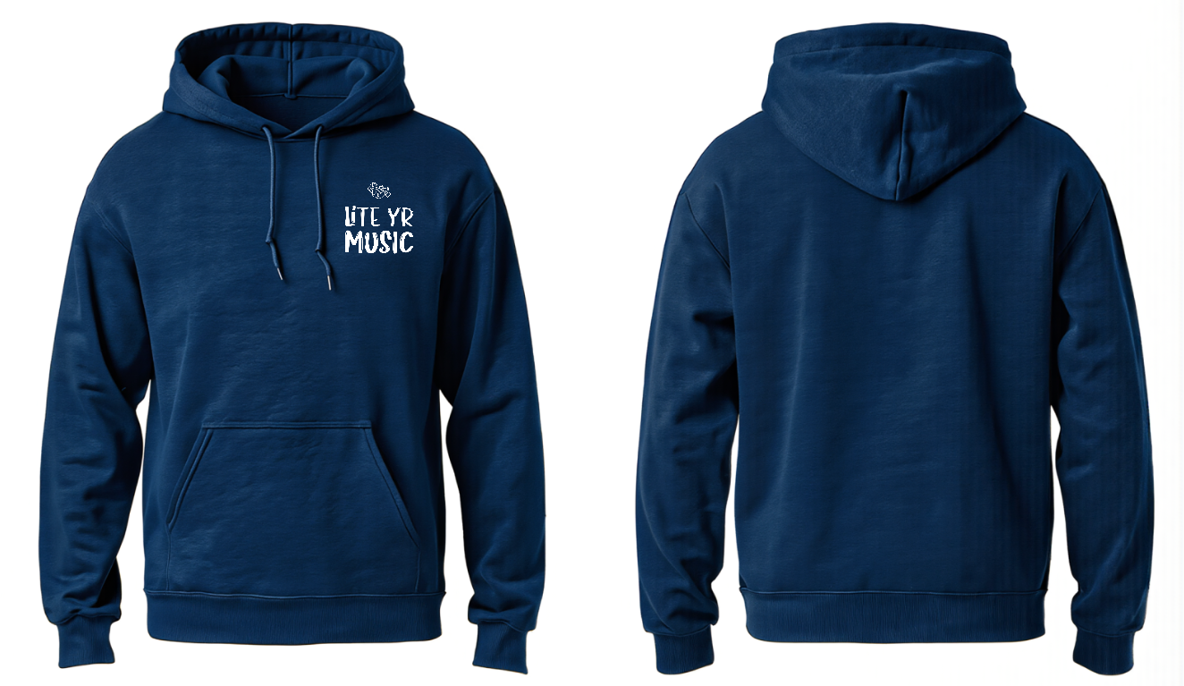 Lite Yr Hoodie Navy Blue - LYM image 0
