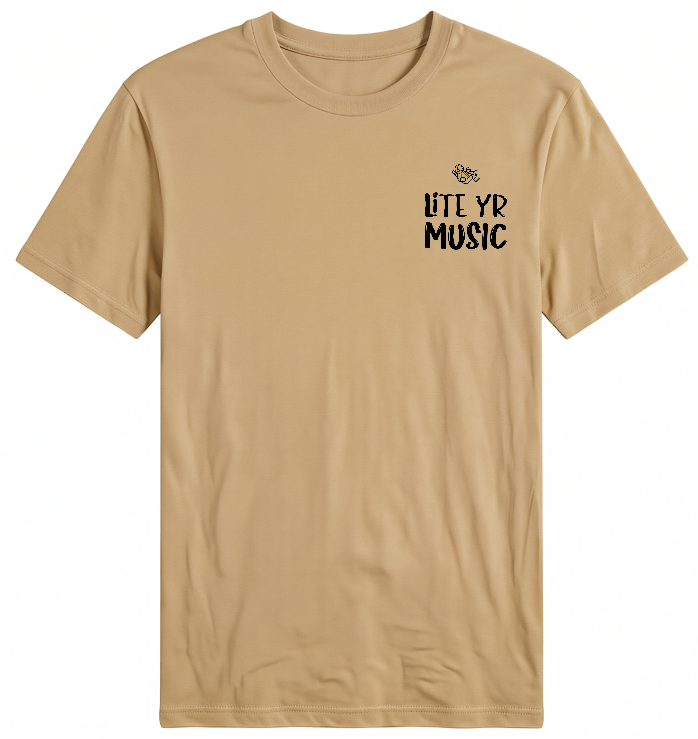 Lite Yr Tee - Black Logo image 1
