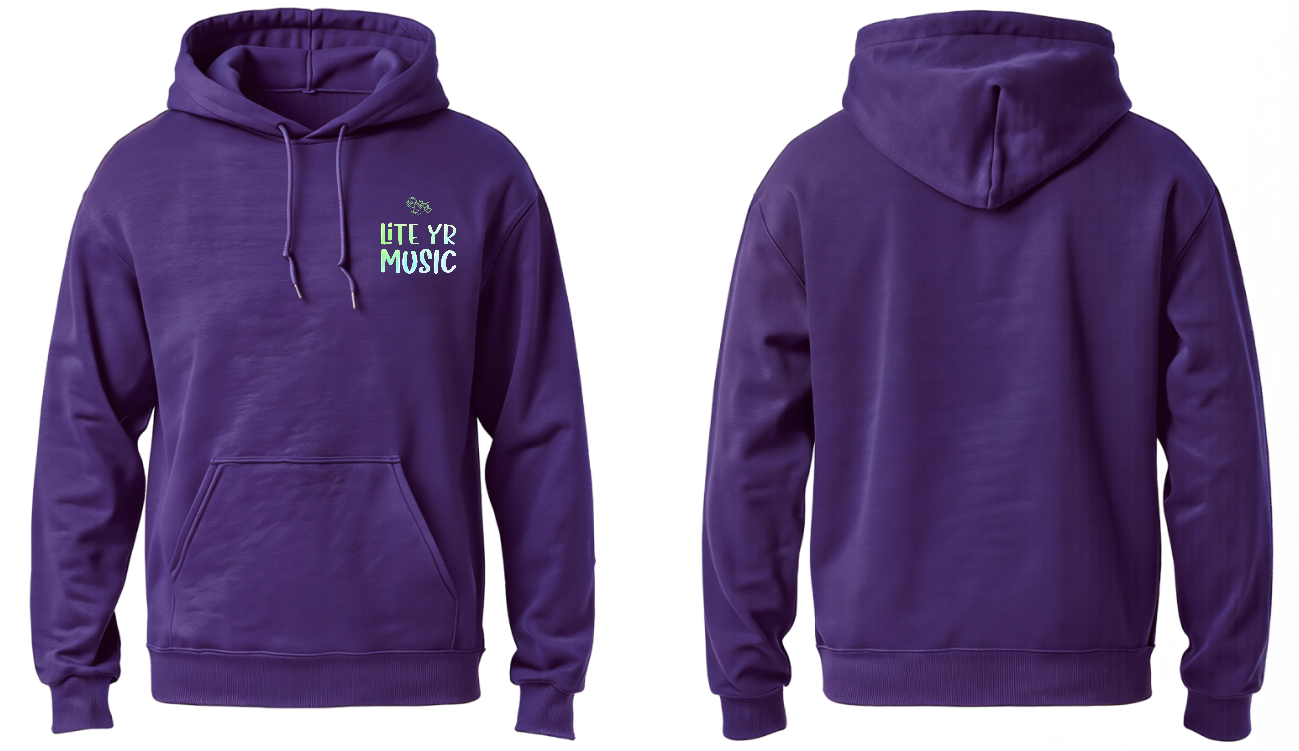 Lite Yr Hoodie Purple - LYM image 6