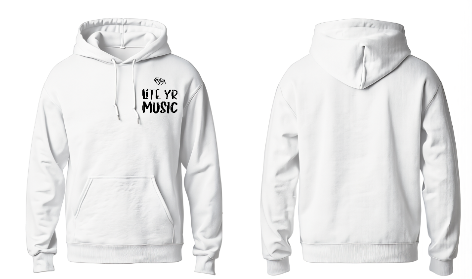Lite Yr Hoodie White - LYM image 10