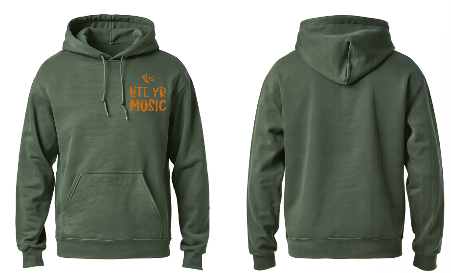 Lite Yr Hoodie Military Green - LYM image 6