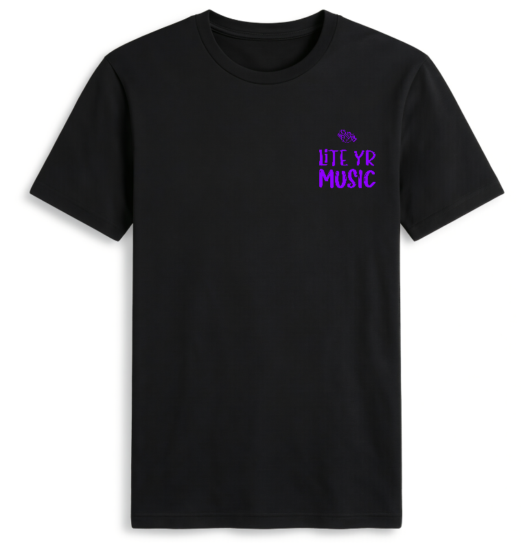 Lite Yr Tee - Phantom Violet Logo image 14