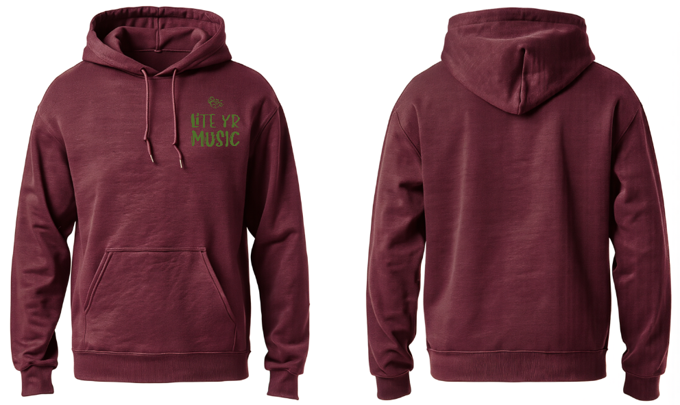 Lite Yr Hoodie Maroon - LYM image 8