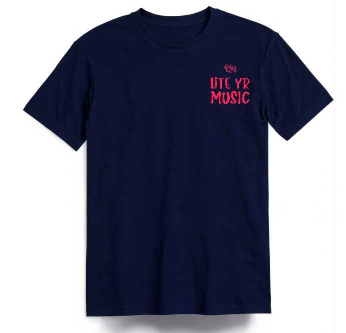 Lite Yr Tee - Sunset Red Logo image 7