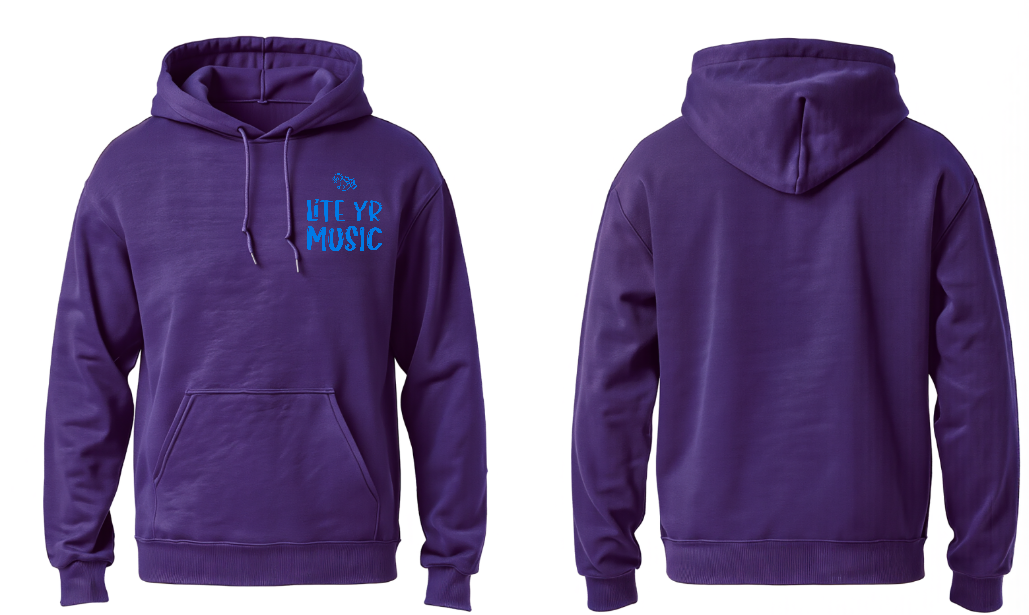 Lite Yr Hoodie Purple - LYM image 9