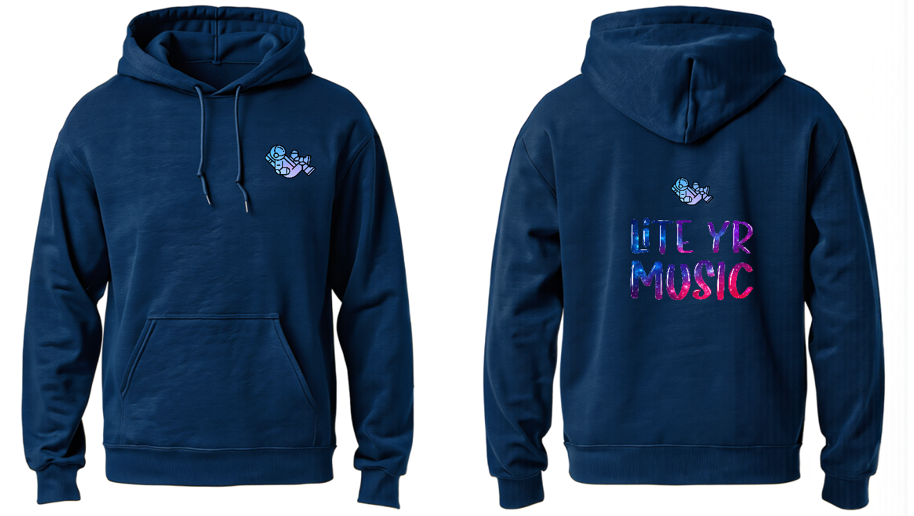 Lite Yr Hoodie Navy Blue - Spaceman image 1