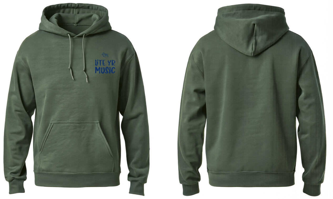 Lite Yr Hoodie Military Green - LYM image 7