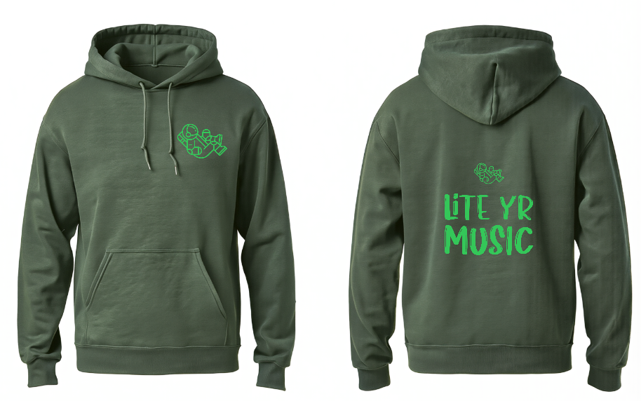 Lite Yr Hoodie Military Green - Spaceman image 5