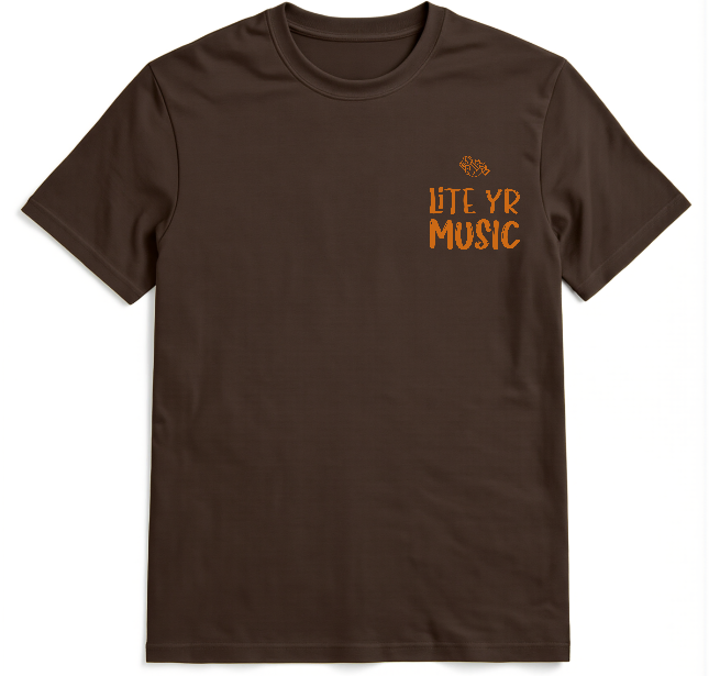Lite Yr Tee - Heatwave Orange Logo image 13