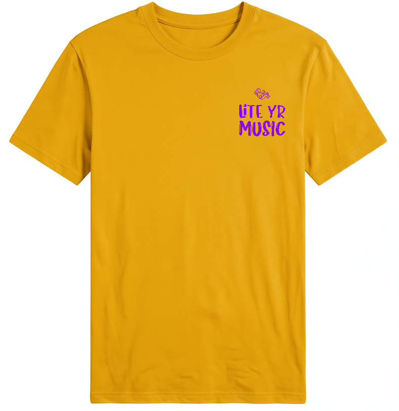 Lite Yr Tee - Phantom Violet Logo image 12