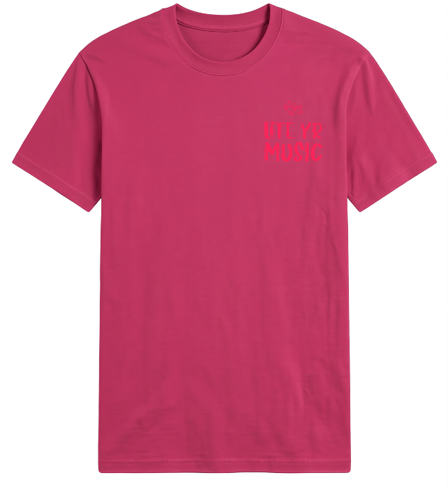 Lite Yr Tee - Sunset Red Logo image 10