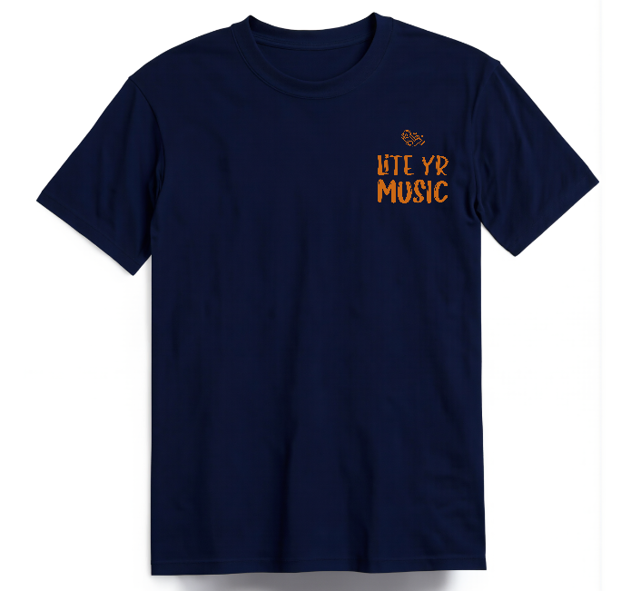 Lite Yr Tee - Heatwave Orange Logo image 6