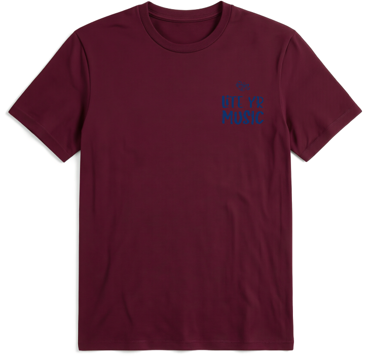 Lite Yr Tee - Midnight Blue Logo image 9