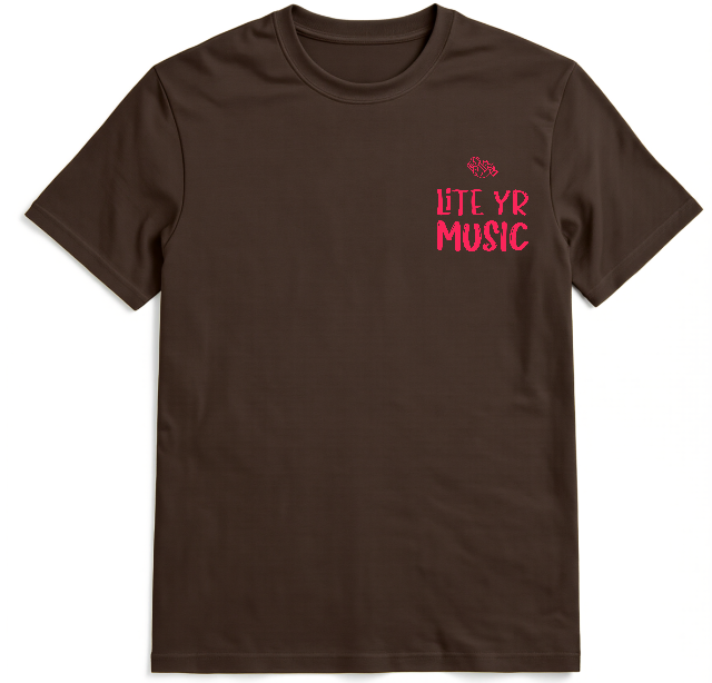 Lite Yr Tee - Sunset Red Logo image 13