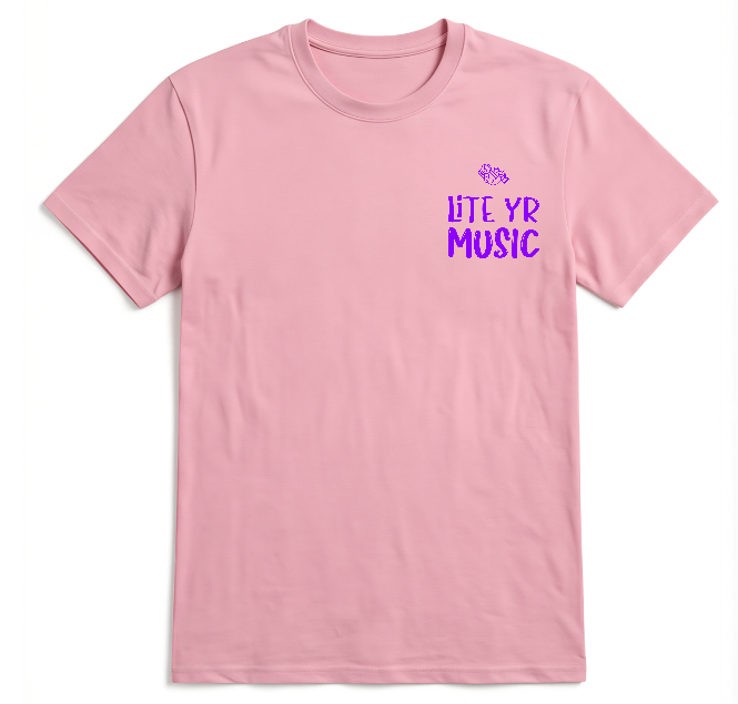 Lite Yr Tee - Phantom Violet Logo image 0