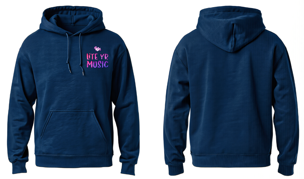 Lite Yr Hoodie Navy Blue - LYM image 2