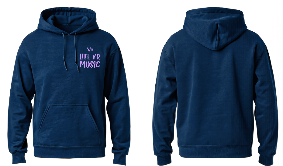 Lite Yr Hoodie Navy Blue - LYM image 8