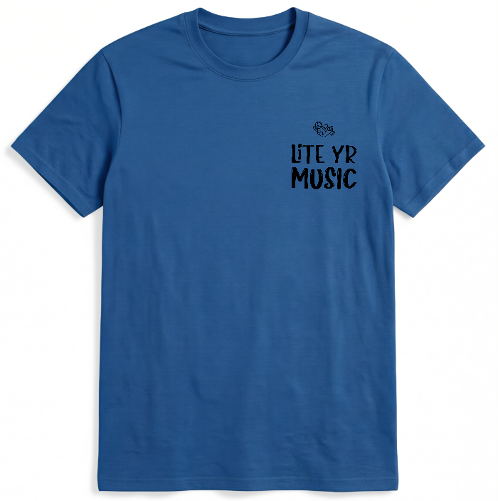 Lite Yr Tee - Black Logo image 3