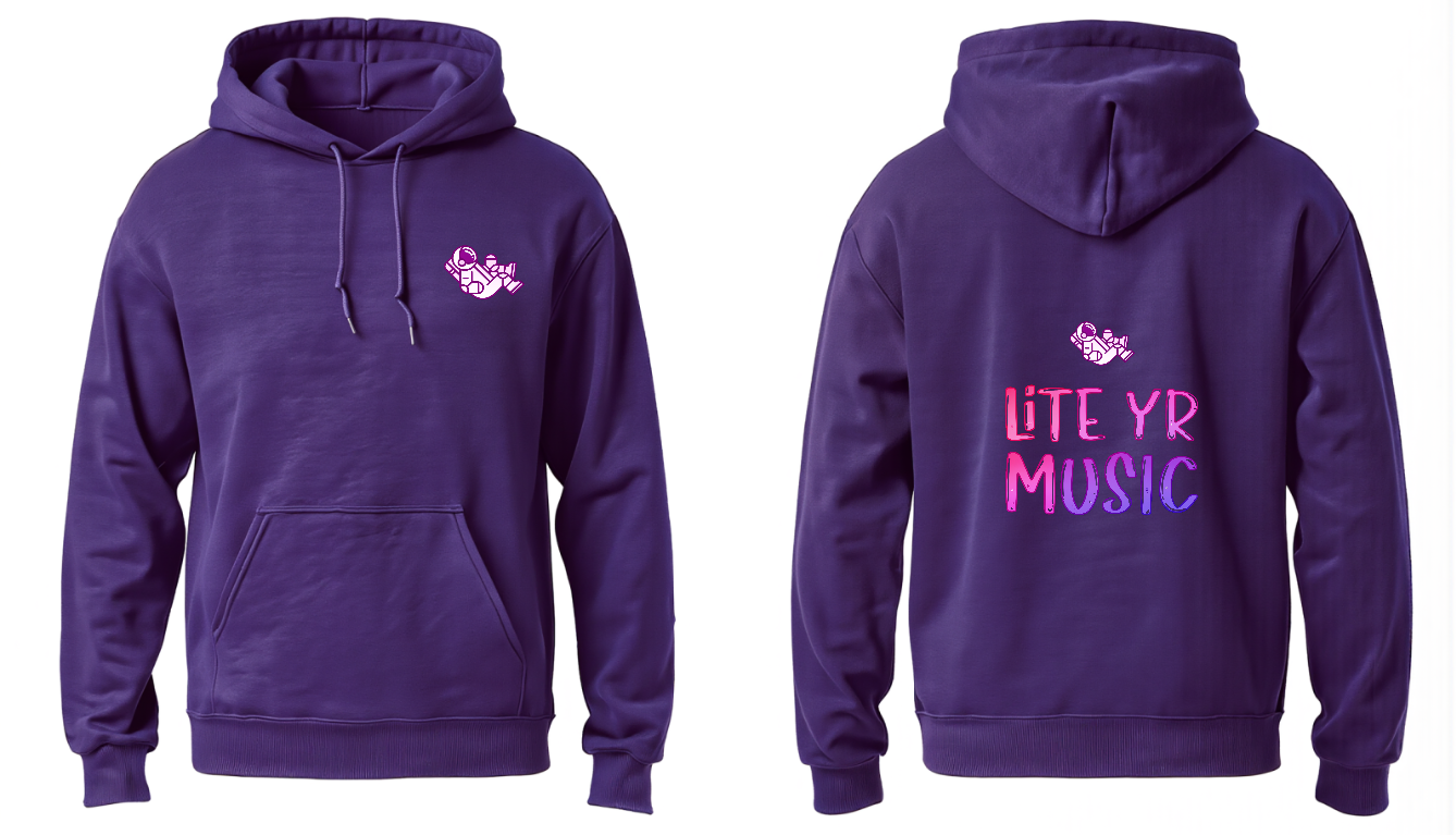 Lite Yr Hoodie Purple - Spaceman image 4