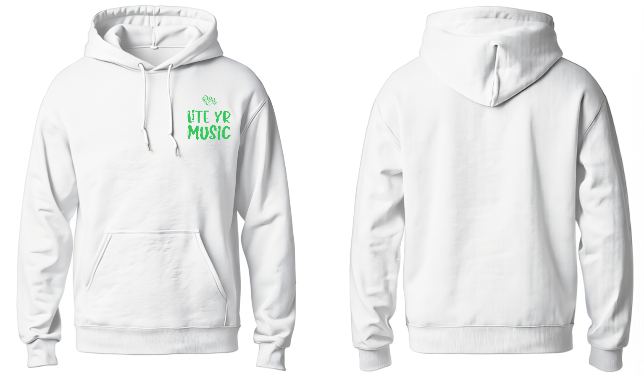 Lite Yr Hoodie White - LYM image 8