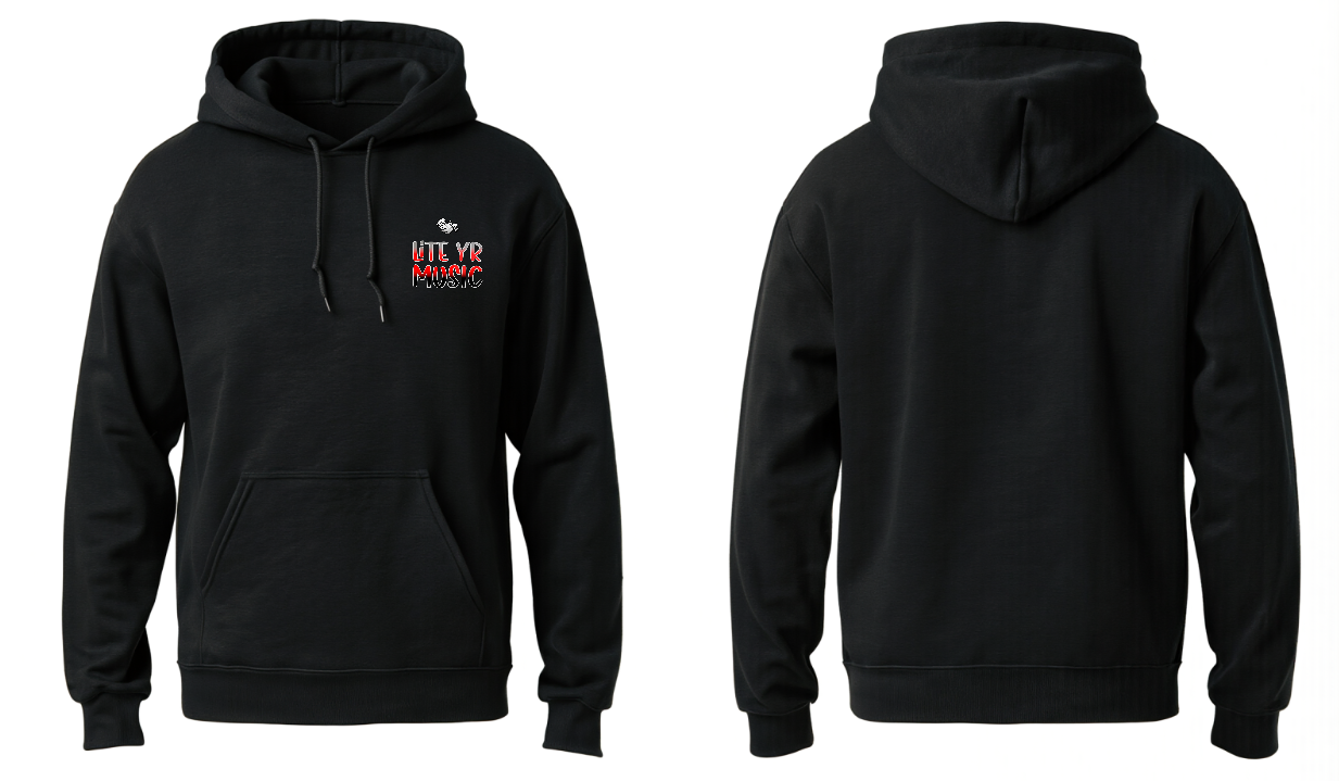 Lite Yr Hoodie Black - LYM image 7