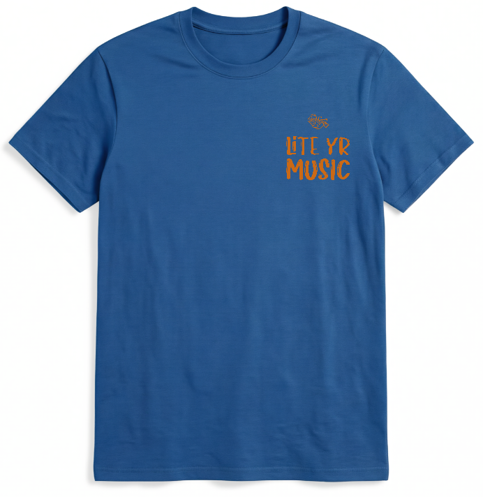 Lite Yr Tee - Heatwave Orange Logo image 0