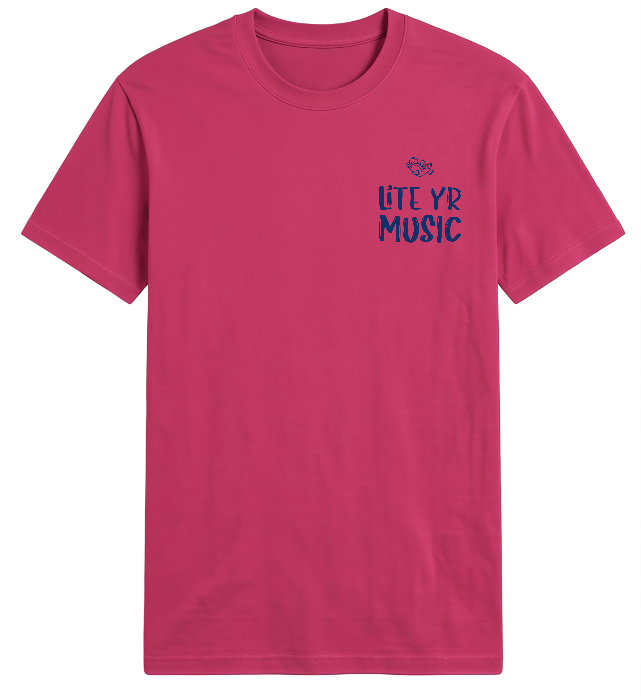 Lite Yr Tee - Midnight Blue Logo image 10
