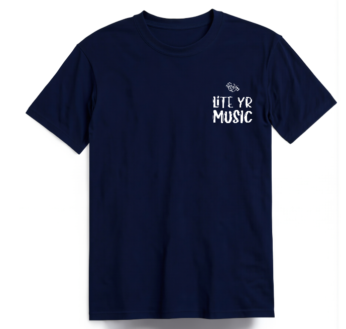 Lite Yr Tee - White Logo image 7