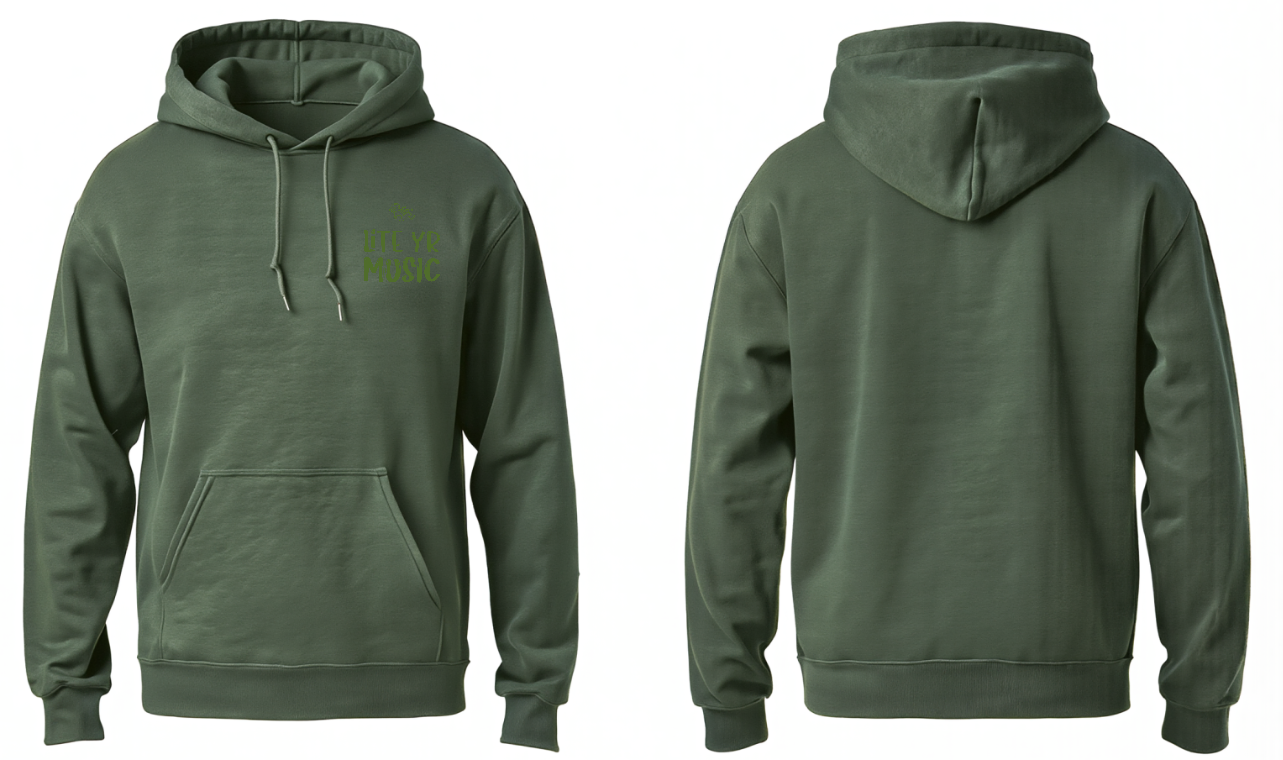 Lite Yr Hoodie Military Green - LYM image 9