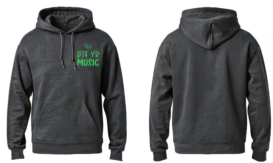Lite Yr Hoodie Charcoal - LYM image 7