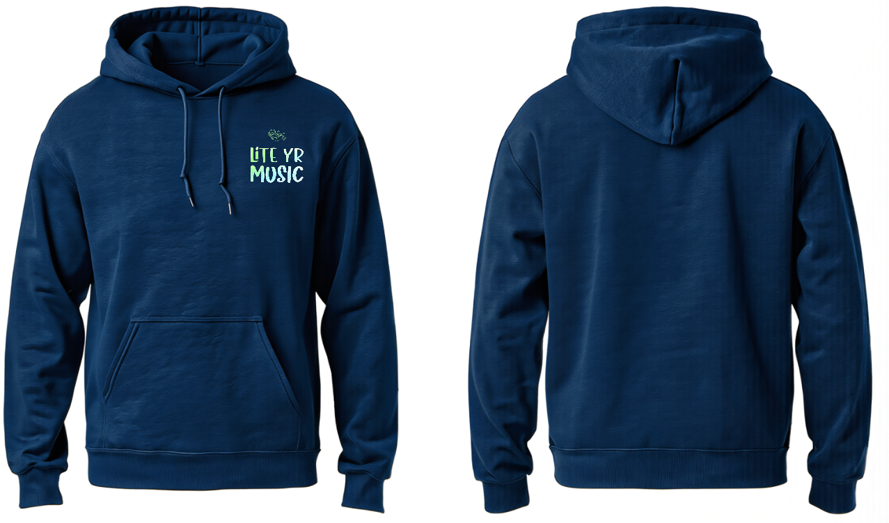 Lite Yr Hoodie Navy Blue - LYM image 7