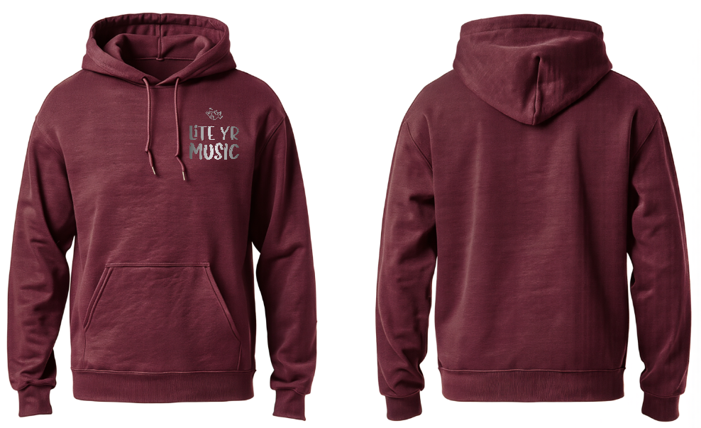 Lite Yr Hoodie Maroon - LYM image 3