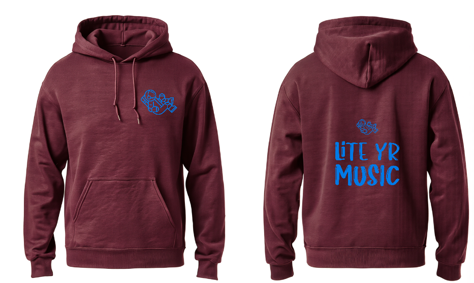 Lite Yr Hoodie Maroon - Spaceman image 5